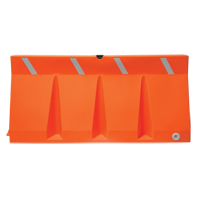 Traffic Barriers, Water-Filled, 69.75" L x 33.75" H, Orange Auto Electric Service Ltd.