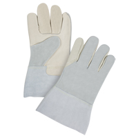 Gants de travail de premi&egrave;re qualit&eacute; &agrave; dos refendu, Petit, Paume en Cuir fleur de vache Auto Electric Service Ltd.
