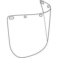 Dynamic Die Cut Faceshield Visor, Polycarbonate, Clear Tint Auto Electric Service Ltd.