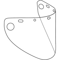 Dynamic Die Cut Formed Faceshield Visor, Polycarbonate, Clear Tint Auto Electric Service Ltd.