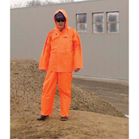 V&ecirc;tements imperm&eacute;ables Hurricane ignifuges et r&eacute;sistants &agrave; l'huile, v&ecirc;tements imperm&eacute;ables, 4T-Grand, Orange haute visibilit&eacute; Auto Electric Service Ltd.
