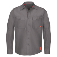 Chemises de travail IQ Endurance pour hommes, Petit, Gris Auto Electric Service Ltd.