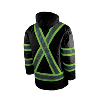 Lined Safety Parka, Black, Large Auto Electric Service Ltd.