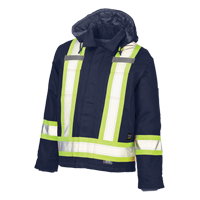 Safety Jacket, Navy Blue, Large Auto Electric Service Ltd.