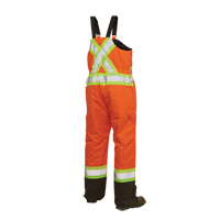 Salopettes de s&eacute;curit&eacute; doubl&eacute;e, Polyester/Polyur&eacute;thane, Grand, Orange haute visibilit&eacute; Auto Electric Service Ltd.
