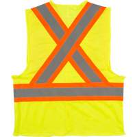 Traffic Safety Vest, High Visibility Lime-Yellow, Medium, Polyester Auto Electric Service Ltd.