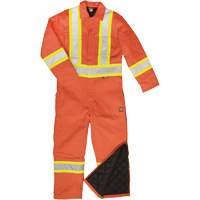 Combinaison en toile avec bandes r&eacute;fl&eacute;chissantes, Petit, Orange Auto Electric Service Ltd.