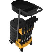 PLUS Barrier Post Cart Kit with Tray, 75' L, Metal, Black Auto Electric Service Ltd.