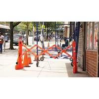 Barricade Multi-Gate, 43" h x 90" lo, Orange Auto Electric Service Ltd.