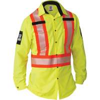 Ripstop High-Visibility Long Sleeve Shirt, Polyester, Small, High Visibility Lime-Yellow Auto Electric Service Ltd.