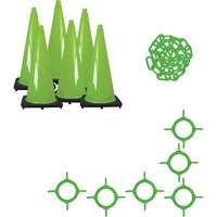 Traffic Cone & Chain Kit, 28", Green Auto Electric Service Ltd.