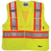 Safety Vest, High Visibility Lime-Yellow, 2X-Large/3X-Large, Polyester Auto Electric Service Ltd.