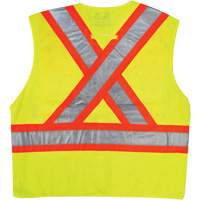 Safety Vest, High Visibility Lime-Yellow, 2X-Large/3X-Large, Polyester Auto Electric Service Ltd.