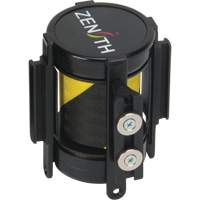 Cassette de ruban magn&eacute;tique pour barri&egrave;re de contr&ocirc;le des foules personnalis&eacute;e, 7', Ruban Noir et jaune Auto Electric Service Ltd.