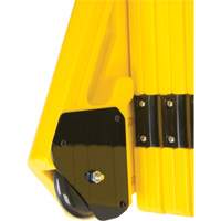 Portable Mobile Barrier, 40" H x 13' L, Yellow Auto Electric Service Ltd.