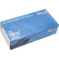 Puncture-Resistant Medical-Grade Disposable Gloves, Large, Nitrile, 5-mil, Powder-Free, Black, Class 2 Auto Electric Service Ltd.