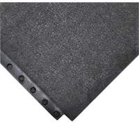 Tapis antifatigue 24/Seven Locksafe, Lisse, 3' x 3' x 5/8", Noir, Caoutchouc naturel Auto Electric Service Ltd.