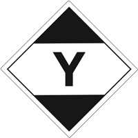 "Y" Limited Quantity Air Shipping Labels, 4" L x 4" W, Black on White Auto Electric Service Ltd.
