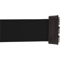 Barri&egrave;re &agrave; fixation murale avec ruban magn&eacute;tique, Acier, Fixation par vis, 12', Ruban Noir Auto Electric Service Ltd.