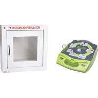 AED Plus&reg; Defibrillator with Alarmed Flush Wall Cabinet, Automatic, English, Class 4 Auto Electric Service Ltd.