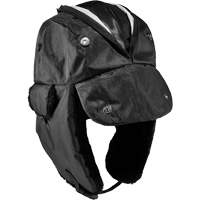 N-Ferno&reg; Zippered Trapper Hat, Polyurethane/Satin Lining, Medium/Small, Black Auto Electric Service Ltd.