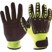 Back Tracker Impact Gloves with Back of Hand Protection, Small, Nitrile Palm, Hook & Loop Cuff Auto Electric Service Ltd.