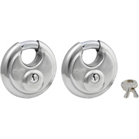 Cadenas &agrave; arceau prot&eacute;g&eacute;, Argent, Cl&eacute;s identiques, Acier inoxydable, Largeur de 2-3/4" Auto Electric Service Ltd.