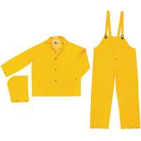 Classic Series Rain Suit, Polyester/PVC, Large, Yellow Auto Electric Service Ltd.