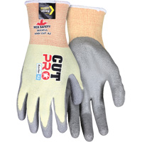 Gants enduits r&eacute;sistant &agrave; la coupe Cut Pro, Taille Moyen, Calibre 15, Rev&ecirc;tement Polyur&eacute;thane, Enveloppe en Kevlar, ASTM ANSI niveau A2 Auto Electric Service Ltd.