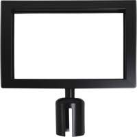 Sign Frame for Crowd Control Post, Black Auto Electric Service Ltd.