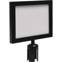 Sign Frame for Crowd Control Post, Black Auto Electric Service Ltd.