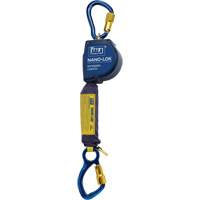 Nano-Lok Extended Length Self Retracting Lifeline, 10', Dyneema&reg;, Swivel Auto Electric Service Ltd.