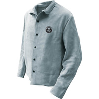 Veste de soudeur, Cuir, 5T-Grand, Gris Auto Electric Service Ltd.