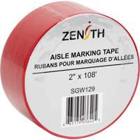 Ruban pour marquage d'all&eacute;es, 2" x 108', PVC, Rouge Auto Electric Service Ltd.