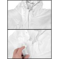 Premium Hooded Coveralls, 3X-Large, White, Microporous Auto Electric Service Ltd.