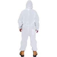 Hooded Coveralls, Medium, White, SMS Auto Electric Service Ltd.