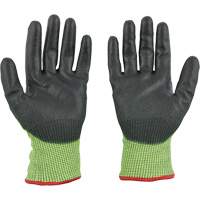 Gants &agrave; haute visibilit&eacute; enduits par trempage, Taille Petit, Calibre 15, Rev&ecirc;tement Polyur&eacute;thane, Enveloppe en Poly&eacute;thyl&egrave;ne, ASTM ANSI niveau A5 Auto Electric Service Ltd.