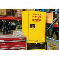 Flammable Aerosol Storage Cabinet, 12 gal., 1 Door, 23" W x 35" H x 18" D Auto Electric Service Ltd.