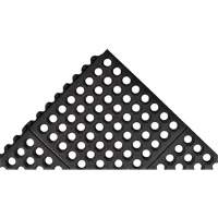 Tapis antifatigue &agrave; imbrication Cushion-Ease 550, &agrave; fentes, 3' x 3' x 3/4", Noir, Caoutchouc Auto Electric Service Ltd.