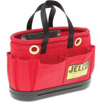 Seau avec aimant pour travail en hauteur, 14" lo x 7" la x 10" h, Toile, Rouge Auto Electric Service Ltd.