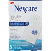 Nexcare Tegaderm + Pad Transparent Dressing, Rectangular/Square, 4", Plastic, Sterile Auto Electric Service Ltd.