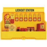Premier Electrical Lockout Station, Thermoplastic Padlocks, 16 Padlock Capacity, Padlocks Included Auto Electric Service Ltd.