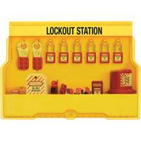 Premier Electrical Lockout Station, Thermoplastic Padlocks, 16 Padlock Capacity, Padlocks Included Auto Electric Service Ltd.