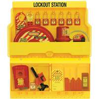 Standard Valve & Electrical Deluxe Lockout Station, Thermoplastic Padlocks, 32 Padlock Capacity, Padlocks Included Auto Electric Service Ltd.