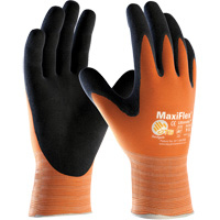 ATG MaxiFlex&reg; Ultimate High Visibility Seamless Gloves, Large, Nitrile Coating, 15 Gauge, Nylon/Lycra&reg; Shell Auto Electric Service Ltd.