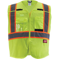Veste de s&eacute;curit&eacute; pour signaleur, Jaune lime haute visibilit&eacute;, Moyen/Petit Auto Electric Service Ltd.