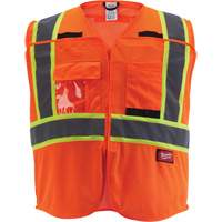 Veste de s&eacute;curit&eacute; pour signaleur, Orange haute visibilit&eacute;, Moyen/Petit Auto Electric Service Ltd.