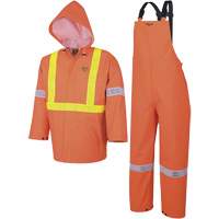 R85 Element FR FR 3-Piece Safety Rain Suit, Small, High Visibility Orange Auto Electric Service Ltd.