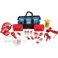 Lockout Tagout Kit with Nylon Safety Lockout Padlocks in Duffel Bag, Electrical/Valve Kit, 31 Components Auto Electric Service Ltd.