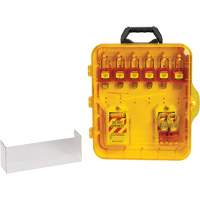 Lockout Station with Keyed Different Nylon Safety Lockout Padlocks, Plastic Padlocks, 6 Padlock Capacity, Padlocks Included Auto Electric Service Ltd.